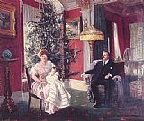 Harry Roseland Famous Paintings - Christmas Morning